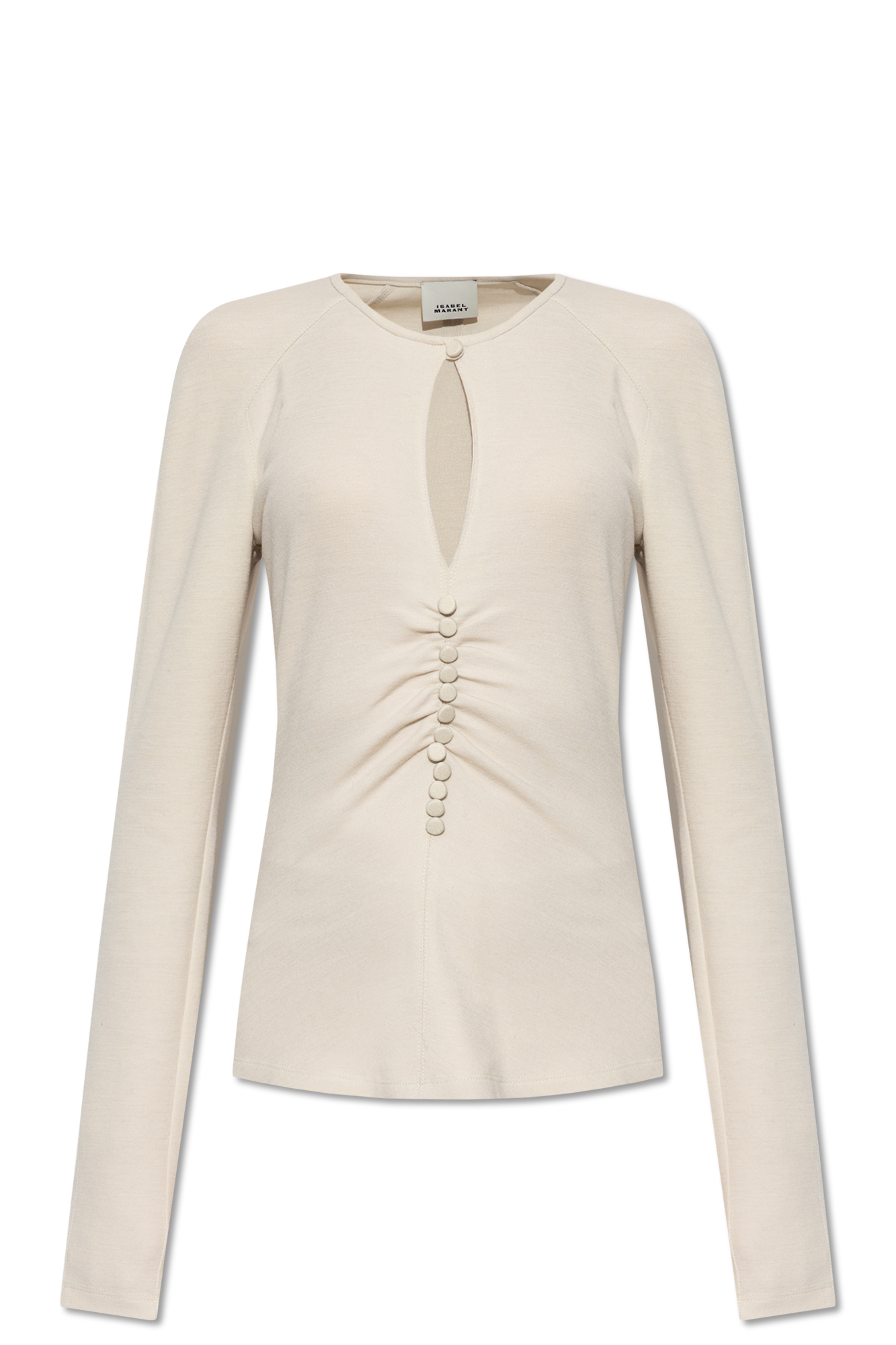 Beige 'Dorine' top Isabel Marant - SchaferandweinerShops TW